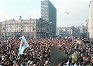 Informal: Authorized rally in Moscow, 1989