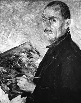 Arkady: Auto portrait of Russian painter A. Plastov, 1992