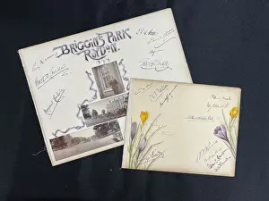 Pirrie: Autograph pages relating to Harland and Wolff