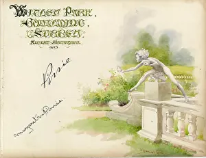 Pirrie: Autographs on card, Witley Park, Godalming, Surrey