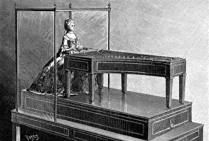 Robots: An automaton playing a keyboard instrument