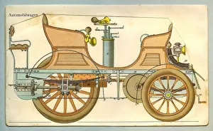 Fold Out: Automobile carriage, circa 1900