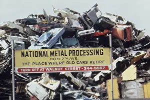 Shreds: An automobile junkyards shreds and compacts ?