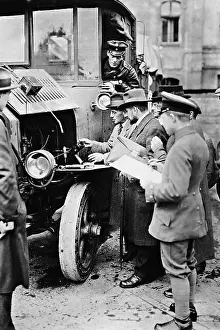 Carburetor: Automobile Testing Commission during an inspection of a carb