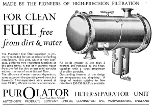 Purolator: Automotive Products- Lockheed Hydraulics. Purolator Filters