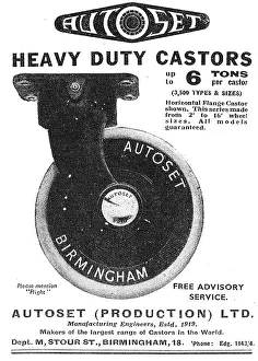 Castors: Autoset Ground Equipment Castors