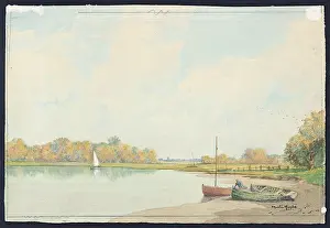Hardie: Autumn on the Alde, Suffolk