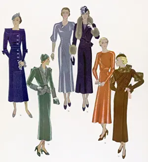 Clutch: Autumn Dresses for 1933