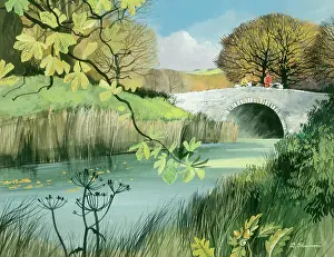 Shannon: Autumn Landscape with River