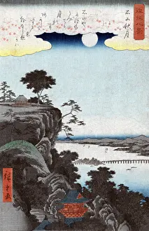 Moonlit: Autumn Moon at Buddhist Temple, 1857