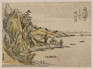 Offshore: Autumn moon over Ishiyama
