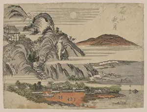 Ishiyama: Autumn moon over Ishiyama