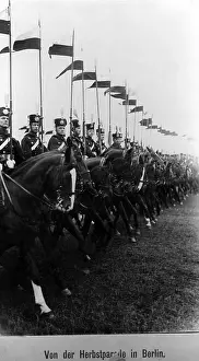 Hussar: Autumn parade in Berlin, 1910
