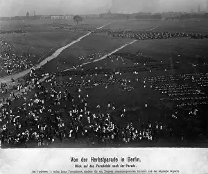 Solemnly: Autumn parade in Berlin, 1912