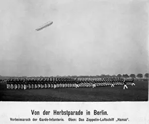 Solemnly: Autumn parade in Berlin, 1913