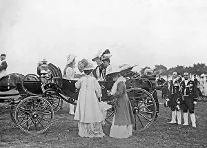 Tempelhof: At the autumn parade on Tempelhof Field, 1908