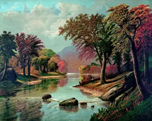 C1880: Autumn on the Wissahicon