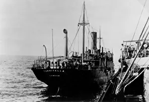 Captures: Auxiliary cruiser Wolf captures a steamer, 1917