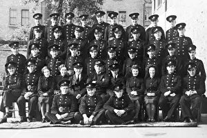 Firewoman: Auxiliary firefighters group photograph, WW2