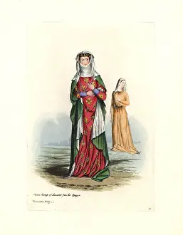 Effigies: Aveline, Countess of Lancaster (d 1274), from