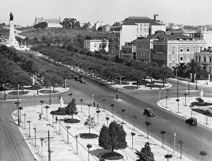 Praca: Avenida da Liberdade in Lisbon, 1937