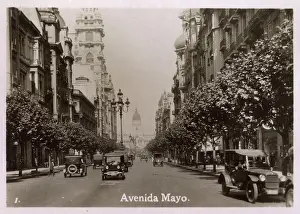 Avenida: Avenida de Mayo, Buenos Aires, Argentina, South America