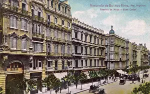 Avenida: Avenida de Mayo, Buenos Aires, Argentina, South America