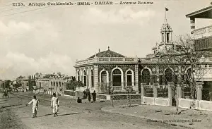 Capitals: Avenue Roume in Dakar, Senegal
