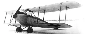 Ciii: Aviatik CIII, (forward view, on the ground), in snow