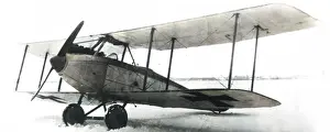 Ciii: Aviatik CIII, (forward view, on the ground), in snow.?