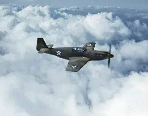 P 51: Aviation - airplane - WWII - war