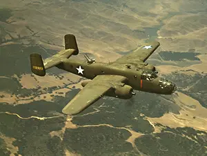 B 25: Aviation - airplane - WWII - war