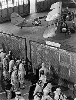Lcgr1309: Aviation cadets check flight boards for last minute