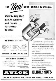 Bolting: Aviation Developments - AVLOK Blind Bolting Anchor Nuts