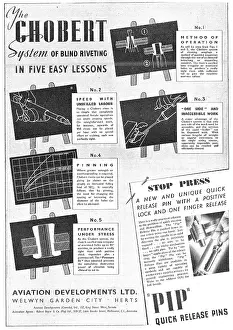 Chobert: Aviation Developments - Chobert Blind Riveting System