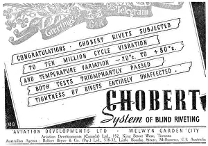 Chobert: Aviation Developments - Chobert Blind Riveting System