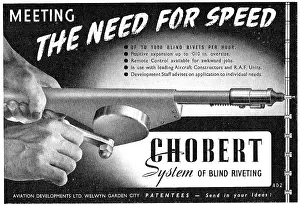 Chobert: Aviation Developments : Chobert Riveting System