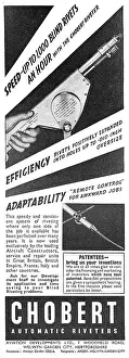 Chobert: Aviation Developments : Chobert Riveting System