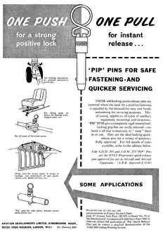 Avdel: Aviation Developments - Pip Pins