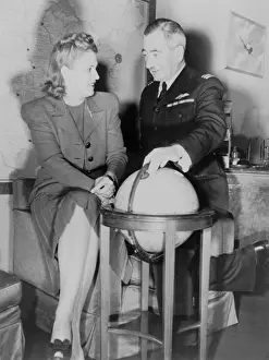 Lcgr1312: Aviator Jacqueline Cochran with Capt. Norman Edgar