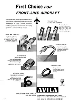 Pipework: Avica Pipe Assemblies & Pipework Components For Aircraft