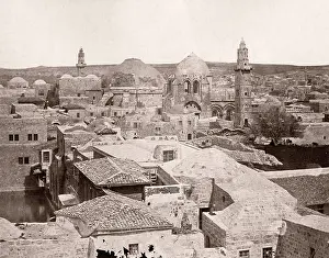 Histort: Aview of Jerusalem, Palestine, Holy Land, Israel, 1861