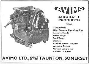 Avimo: Avimo Aircraft Carburetters