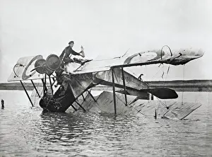Ditching: Avro 504B
