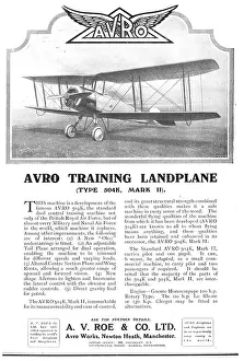 504k: Avro 504K Mark II Dual Control Training Aircraft