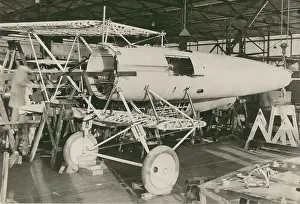 Avocet: Avro 584 Avocet during construction