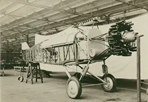 Mailplane: Avro 627 Mailplane, G-ABJM, during construction