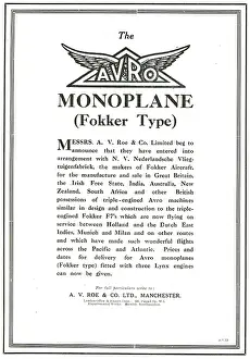 Avro Monoplane (Fokker Type)