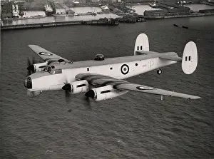 Shackleton: Avro Shackleton MR1 VW135 the third prototype flying off