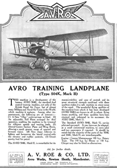 504k: Avro Training Landplane Type 504K, Mark II